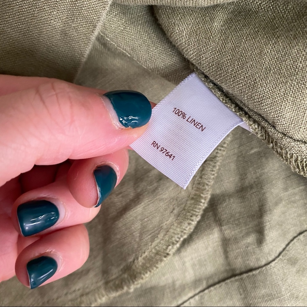 [J. Jill] Love Linen Button Up Shirt - Picture 5 of 8